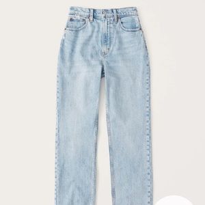 Abercrombie curve love 90s ultra high rise straight jeans